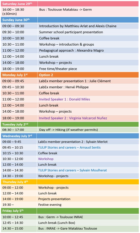 programme summer school 2024